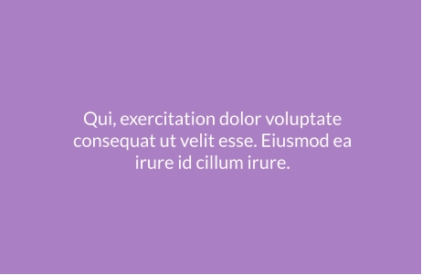 Qui, exercitation dolor voluptate consequat ut velit esse. Eiusmod ea irure id cillum irure.